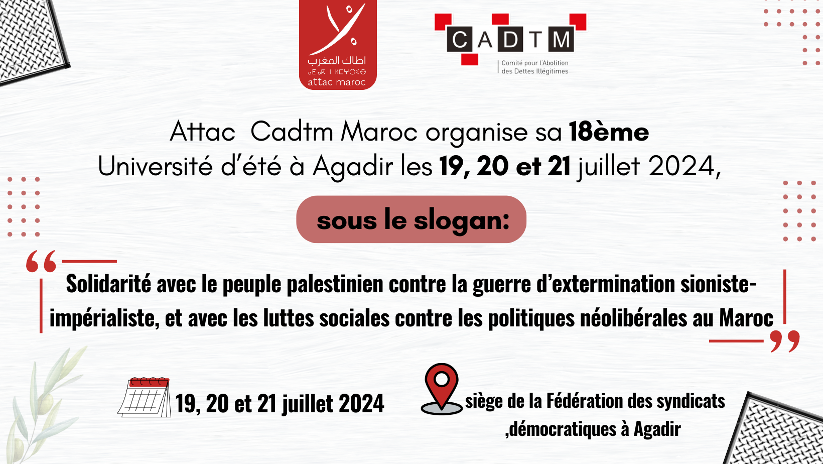 affiche universite attac affiche universite attac